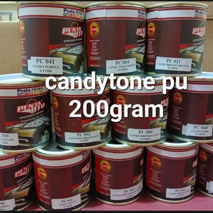 Cat Penta Oto Candytone Yellow Pc 010 Polyurethane Pu Candy Kuning