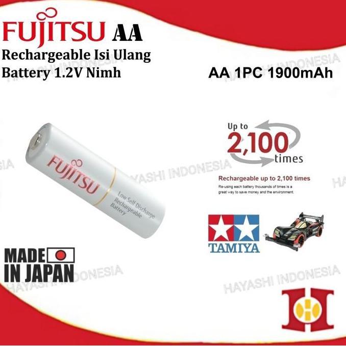 Baterai Cas Batre isi ulang AA A2 Mainan Tamiya Remote Original Japan