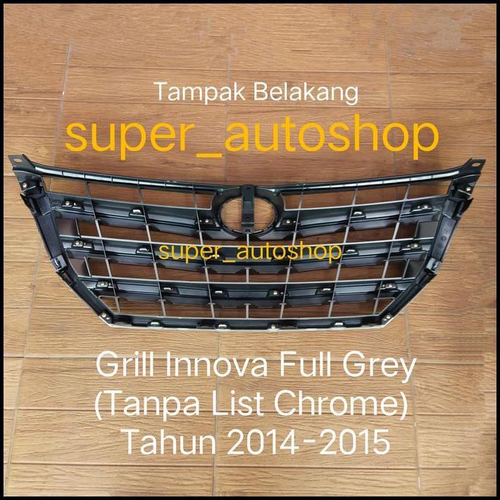 HOT DEAL GRIL INNOVA FULL GREY ABU LIST ABU TAHUN 2014-2015 MADE IN MALAYSIA 