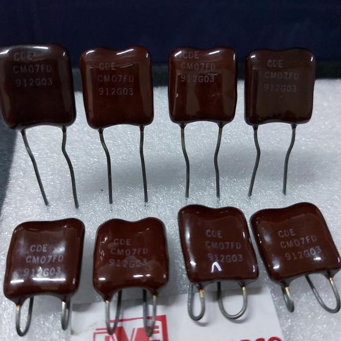 capacitor silver mica 9100 pf