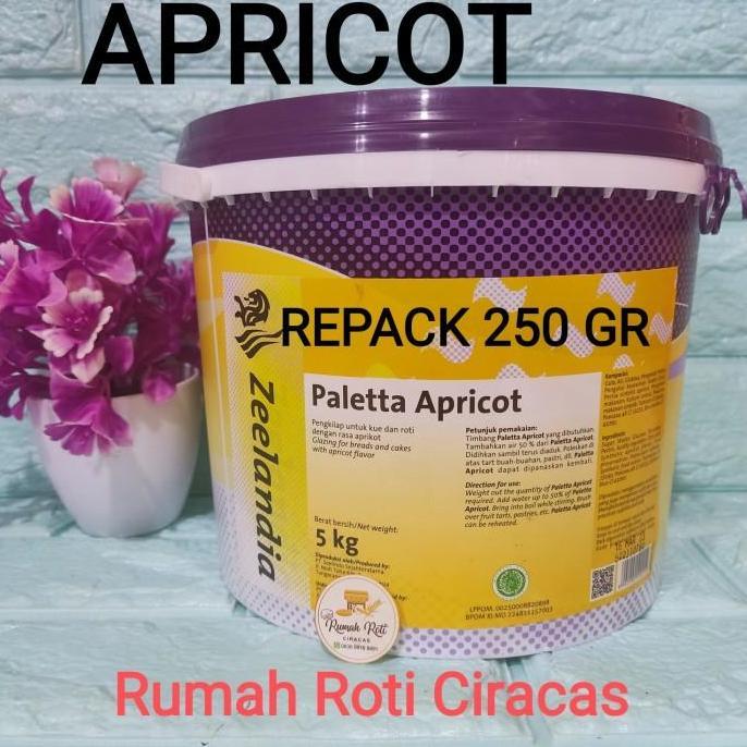 PALETTA DECOR APRICOT 5KG GLAZE APRIKOT PENGKILAP KUE JEL GEL BUAH