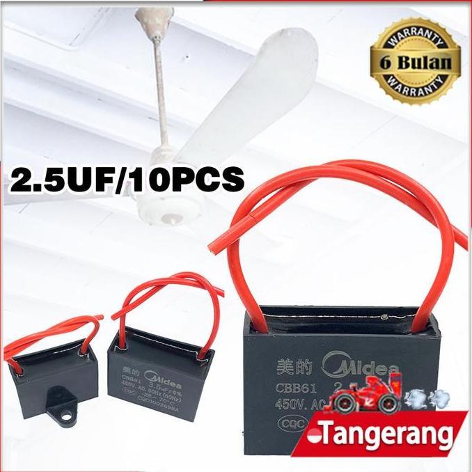 KIMDARY Kapasitor Kipas Angin Capacitor 2.5 Uf CBB61