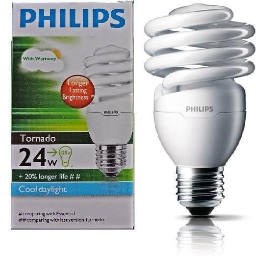 Lampu Tornado / Spiral Philips 5 watt, 8 watt, 12 watt, 15