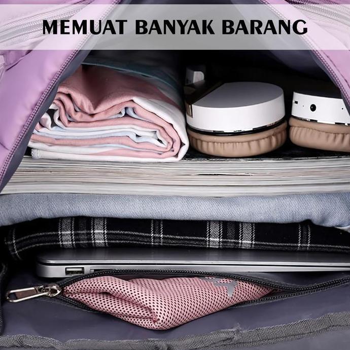 TERBARU  Tas Ransel Travel 3IN1 Tas Ransel Bisa Selempang Dan Jinjing Tas Top Handle Bag Jumbo Multi