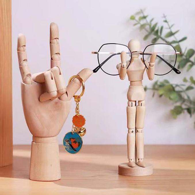 Manekin Kayu Manekin Tangan Pajangan Action Figure Hiasan Meja Patung Manekin Sketsa Kado