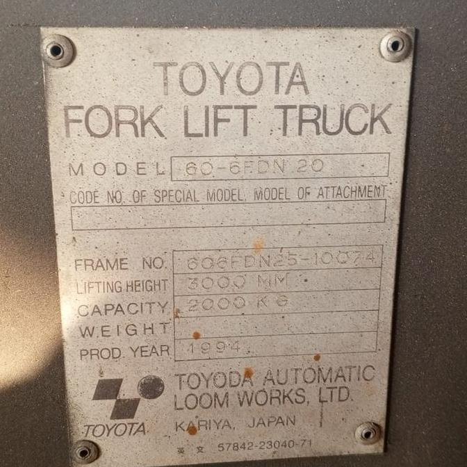 Sale Seal Kit Control Valve Forklift Forklift 6Fdn20