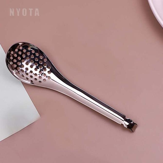 OSCHAR OddmentStainless Strainer Spoon Ladle Centong Sup Sendok Saringan Mie Jumbo Tirisan Sayur Ser