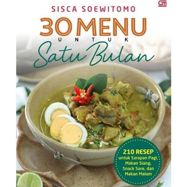 Buku Resep Masakan 30 Menu untuk 1 Bulan By Sisca Soewitomo YAN