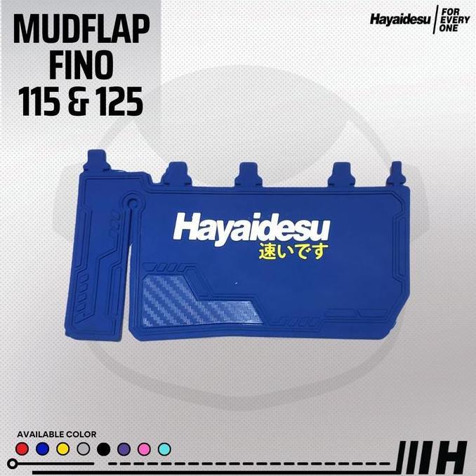 Motobit- Hayaidesu Mudflap Yamaha Fino Fi 115 / 125 Aksesoris Variasi Penahan Lumpur - Premium Quali