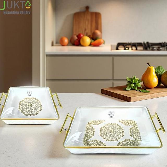 Juktacod Tempat Buah Tempat Roti Nampan Plastik Buah Nampan Dengan Tutup Aesthetic Nampan Dengan Tut