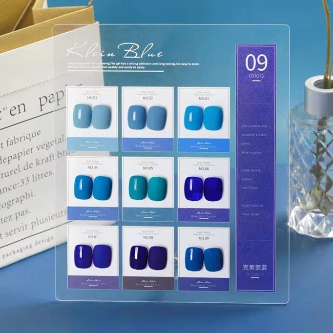 Sumimasen- As Nail Gel Polish Akb Klein Blue Series 15Ml Kutek Another Sexy Biru Tua Muda