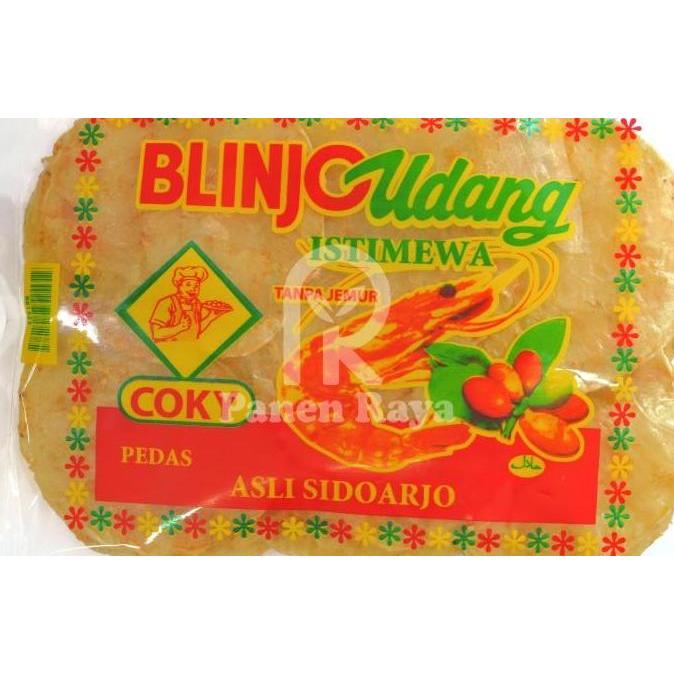 Emping Belinjo Udang Coky Mentah Melinjo Blinjo Mlinjo Manis / Pedas