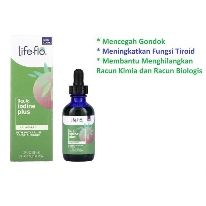 Kenk- Life-Flo Liquid Iodine Plus With Iodine & Potassium Iodine 59Ml
