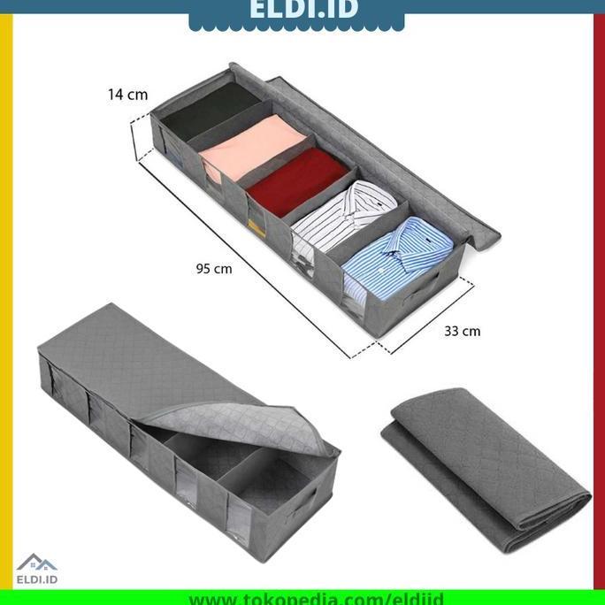 Kotak Penyimpanan Pakaian Baju Dalam Dasi Sekat Lipat Minimalis Storag