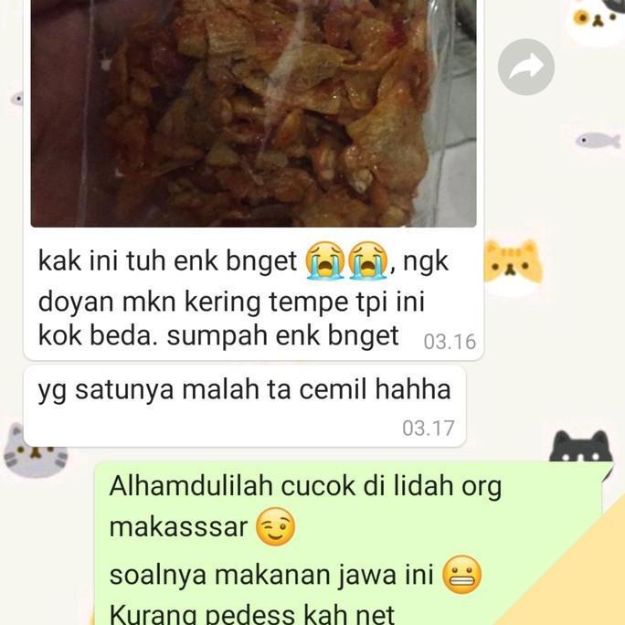 KERING TEMPE KENTANG KACANG PEDAS MANIS GURIH