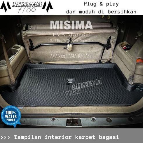 Karpet 5D Bagasi Mobil Toyota Avanza / Xenia / Veloz Untuk Tahun Lama 2005-2012 Car Ready