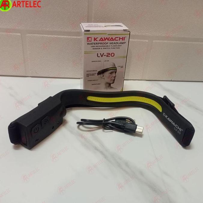 Senter Kepala KAWACHI LV-20 | LV20 Slim COB LED 20W Senter Sepeda