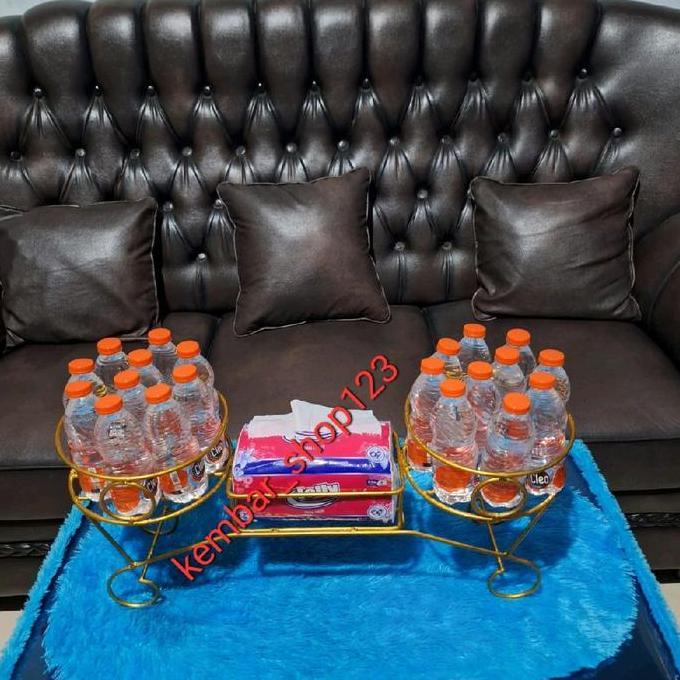Termurah / Hot Sale Tempat Menaruh Air Mineral Wadah Aqua Dan Tisu Tisu Tengah Dengan Desain Elegan 