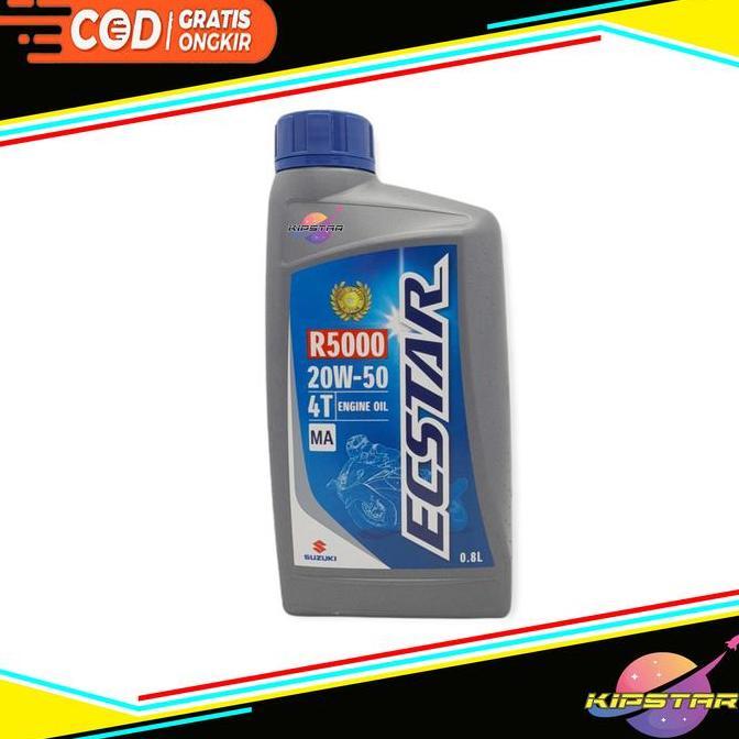 New- Oli Motor Suzuki Sgo Ecstar R5000 20W-50 800Ml / Oli Sgo Ecstar 0.8L