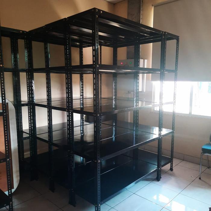 Rak Siku Besi 5 Ambalan 120 x 50 x 200 cm (P x L x T)