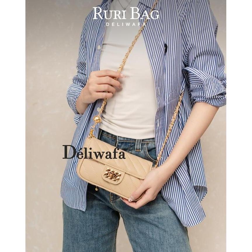 Kasora- Deliwafa - Tas Fashion Slingbag Premium Wanita Selempang Ruri
