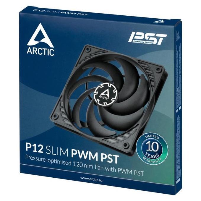 Comcom- Arctic P12 Slim Pwm Pst 120Mm Fan - Single Fan