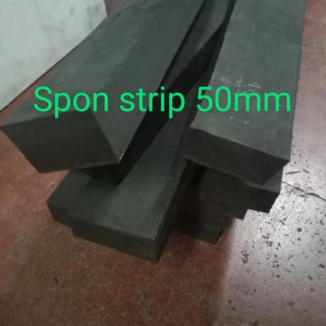 Spon Eva Hitam/Sponge busa ati potongan tebal 50mm x 5cm x 1m