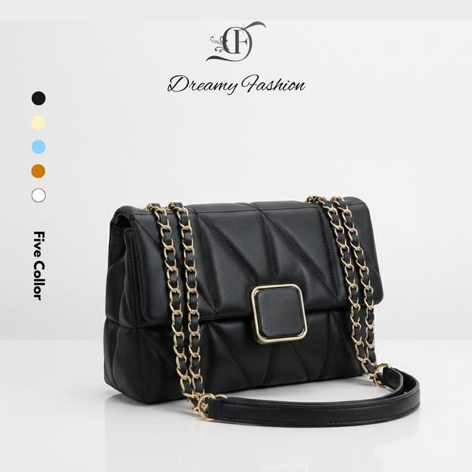 Kasora- Tas Selempang Fashion Wanita Kulit Slingbag Malika Bag|Dreamyfashion Fs056