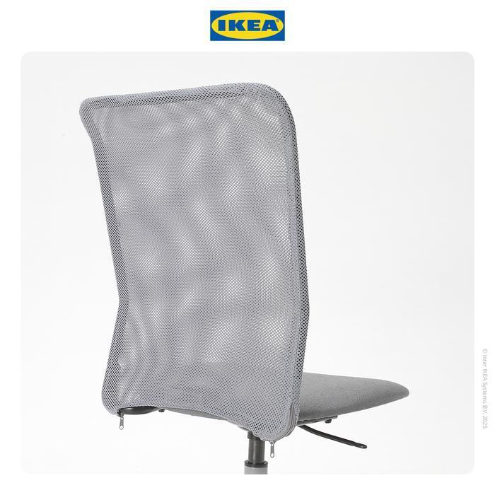 IKEA TOBERGET Kursi Kerja Putar Abu-Abu Adjustable