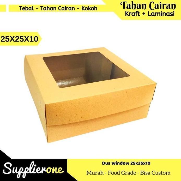 Box 25x25x10 isi 25 / Box Catering / Dus Catering / Lunch Box / Box Nasi
