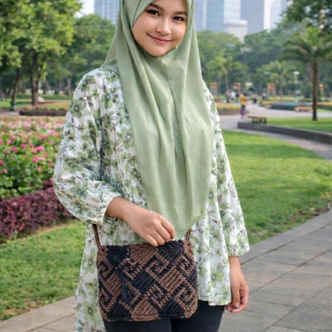 Kasora- Tas Rajut Tali Kur Motif Toraja Model Terbaru Kekinian Selempang Wanita Tas Wanita Rajut Kor
