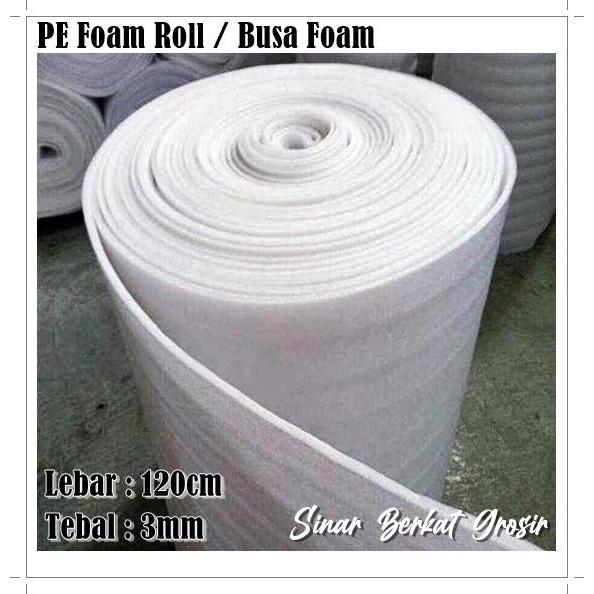 PE Foam Roll / Underlayer Foam / Busa Foam Lebar 120cm Tebal 3mm