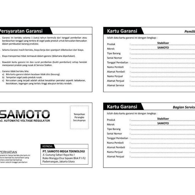 Comcom- Stabilizer Samoto 1000Va - 1000N