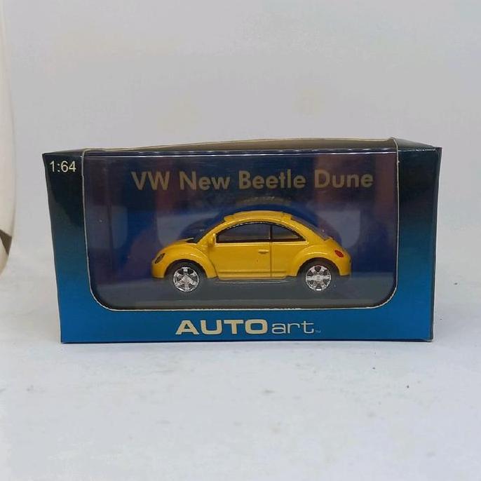 autoart auto art volkswagen vw new beetle dune diecast 1/64 (s)