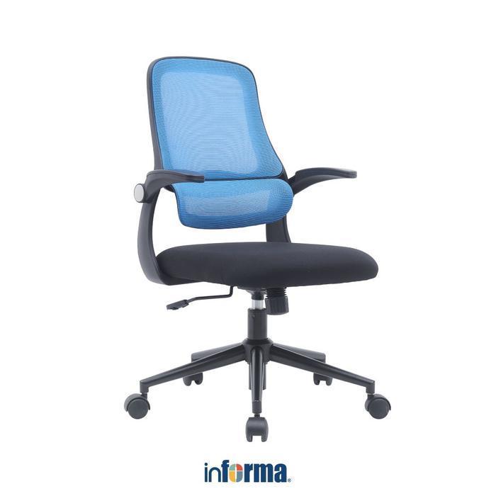 Informa Nemo Kursi Kantor Tempat Duduk Kerja Dengan Roda Office Chair Kursi Mesh Staff Karyawan Furn