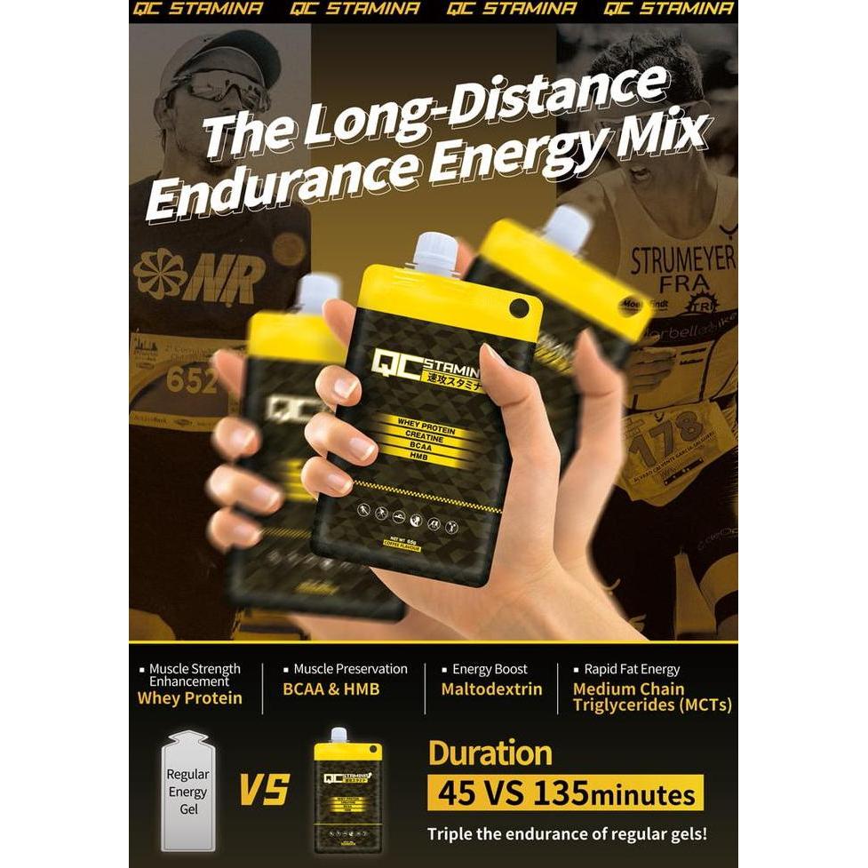 Ultrafit- Qc Stamina Energy Supplement ( Whey Protein Creatine Bcaa Hmb ) For Marathon Cycling Triat