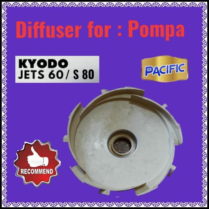 TERLARIS DIFFUSER POMPA AIR CENTRIFUGAL KYODO JET S60 S80 PENDORONG S 80 60 