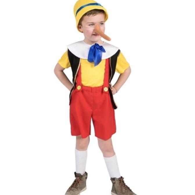 kostum anak pinokio | pinocchio boy costume italian story book