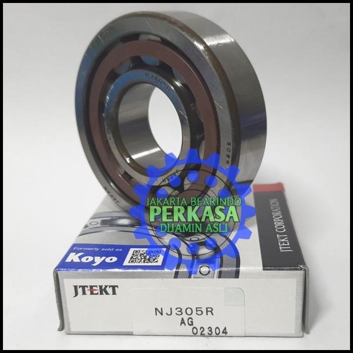 TERBARU NJ305 R BEARING NJ 305 R / NJ305R MERK KOYO ORIGINAL 25X62X17 