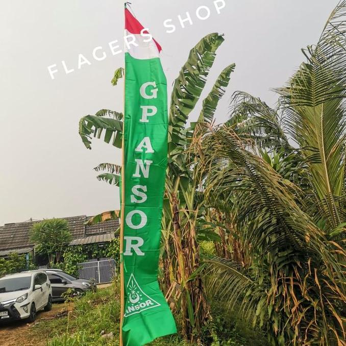 BENDERA UMBUL UMBUL GP ANSOR 3 METER