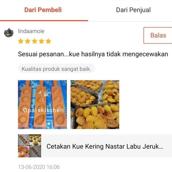 Cetakan Nastar Daun Kue Kering Coklat Praline Kue Tok Ku Thok Kue Satu