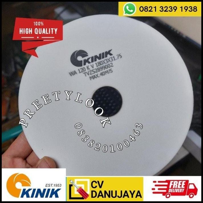 BEST DEAL BATU GERINDA KINIK 7 INCH 180 X 3 X 31.75 MM GRINDING WHEEL WA 120 KV !!