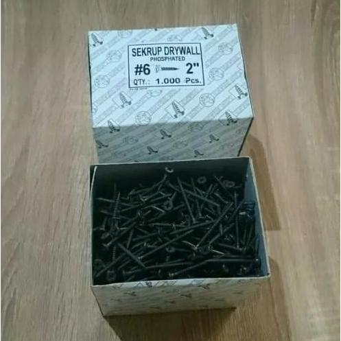 Grosir Sekrup Gypsum 6X2"