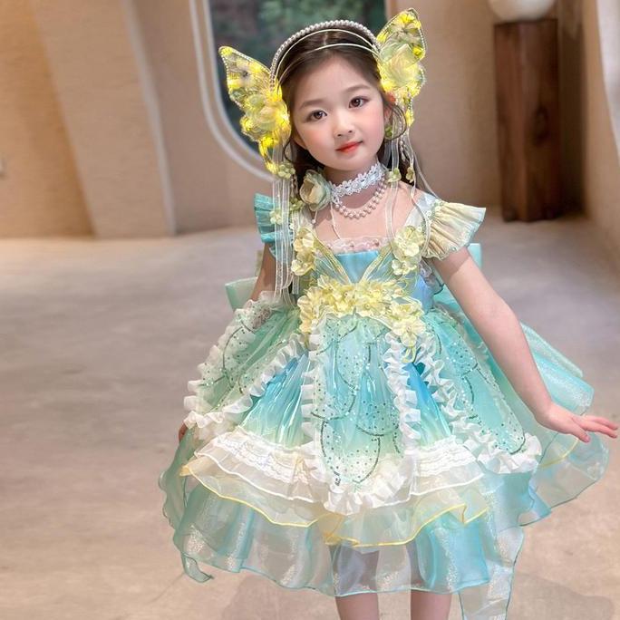 Parishkids Lolita Costume Cosplay Party Dress /Dress Pesta Ulang Tahun Anak Perempuan