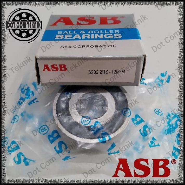 HOT DEAL BEARING 6202 2RS - 12MM ASB / BALL BEARING 6202 2RS - 12MM ASB 