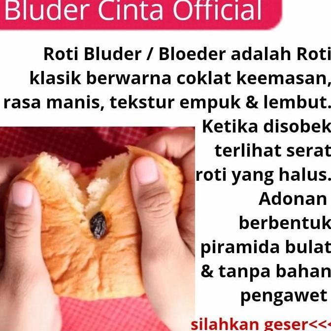 Rasa Coklat Roti Bluder CINTA Oleh oleh Asli Madiun Halal
