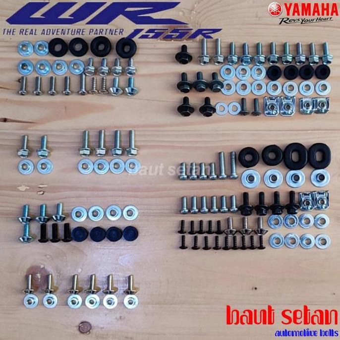 Murah Baut Full Body Yamaha Wr 155 Original / Baut Fullset Body Wr 155