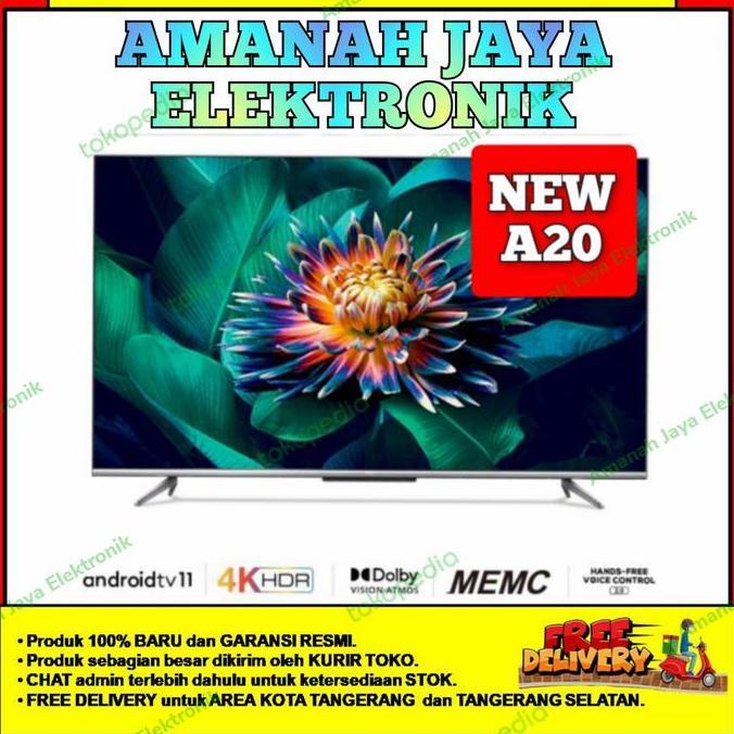 Sale Tcl 50A20 Android Tv 50 Inch Android 11.0 Uhd 4K | Tcl A20 Dolby Atmos