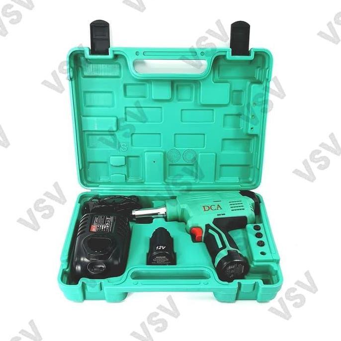 Murah Dca Adpm40E Rivet Gun Cordless Mesin Ripet 12V Blind Rivetter Otomatis