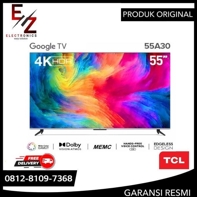 Sale Tcl Led Uhd 55A20 Smart Android Tv 4K 55 Inchi Android 11 Digital Tv